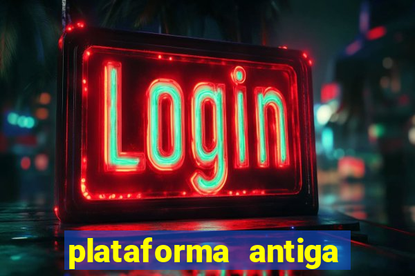 plataforma antiga de jogos